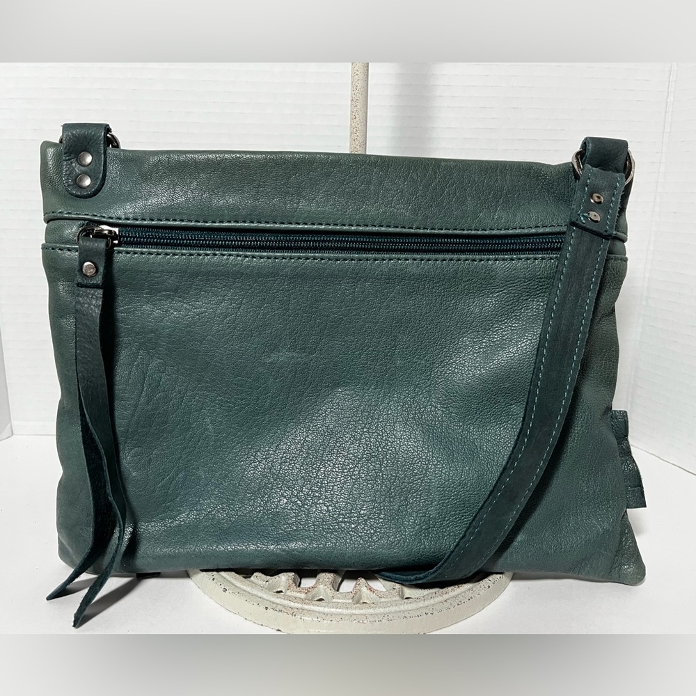 DTT MADE IN SPAIN Green LEATHER Crossbody BAG
